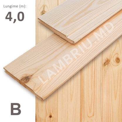 lambriu vagonca din lemn B 4,0 m