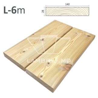 Decking terasa Larice Siberian AB 140 x 28 x 6000