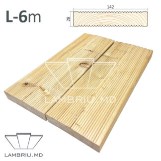 Scandura terasa din larice "AB" 142*27*6000mm