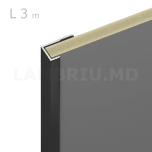 Profil aluminiu 8 mm L 3 m 104-A Edge Trimming
