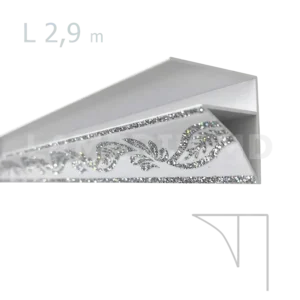 Plinta PVC 2.9 m - Flower 2