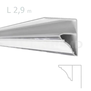 Plinta PVC 2.9 m - HSL