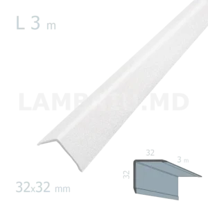 Cornier exterior PVC PREMIUM 32*32*3000mm - Q068
