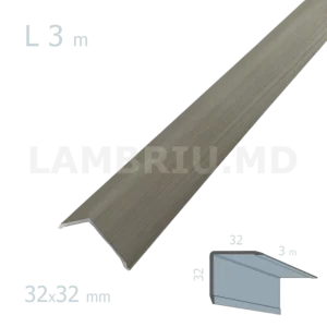 Cornier exterior PVC PREMIUM 32*32*3000mm - MW107