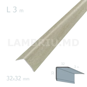 Cornier exterior PVC PREMIUM 32*32*3000mm - S51